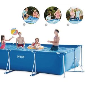 Intex 28273 Piscine Hors-Sol Autoportante Frame Rectangulaire 450x220x84