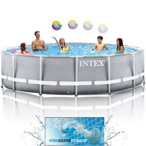 Piscine Intex 26712 Prism Frame 366 x 76 avec pompe de filtration