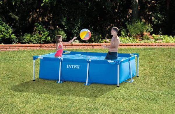 Piscine Metal Frame Junior rectangulaire 220 x 150 x 60 cm -Intex – Image 2